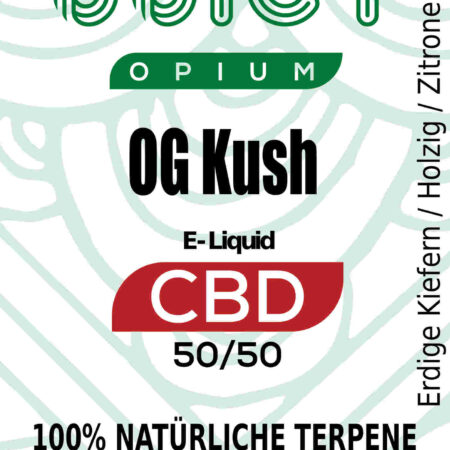 Juicy Opium CBD Liquid mit Terpene - OG Kush 1000mg