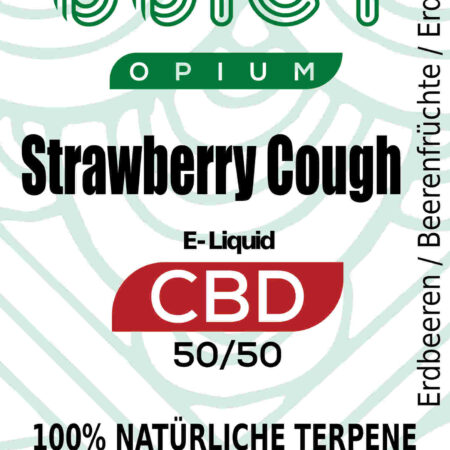 Juicy Opium CBD Liquid mit Terpene - Strawberry Cough 1000mg